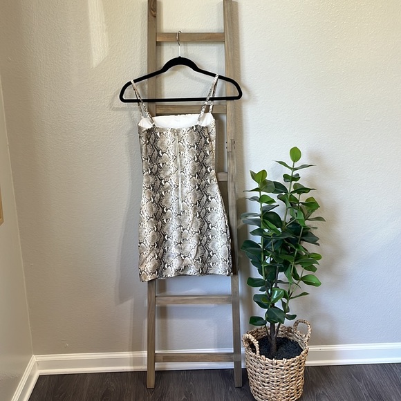 Tiger Mist Snakeskin Print Bodycon Dress - Picture 2 of 3